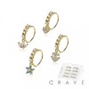 8PCS OF ASSORTED CZ DANGLE 316L SURGICAL STEEL O-RING NOSE HOOP BOX 8PCS OF ASSORTED CZ DANGLE 316L SURGICAL STEEL O-RING NOSE HOOP BOX
